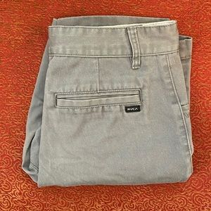 Distressed RVCA shorts